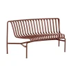 HAY Palissade Park Dining Bench, in, iron red fra> Havebænke