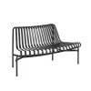 HAY Palissade Park Dining Bench, out, antracit fra> Havebænke