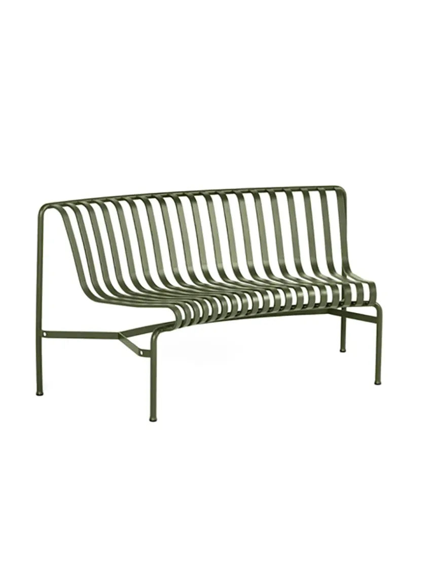 HAY Palissade Park Dining Bench, in, antracit fra> Havebænke