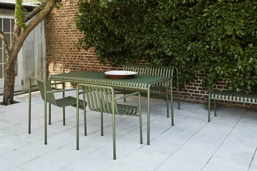HAY Palissade Table 170x90, Deep Blue fra> Haveborde