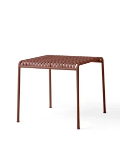 HAY Palissade Table 90x82, iron red fra> Haveborde