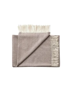 Silkeborg Uldspinderi Panama Plaid, grey bark fra> Puder Og Plaider