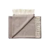 Silkeborg Uldspinderi Panama Plaid, grey mauve fra> Puder Og Plaider
