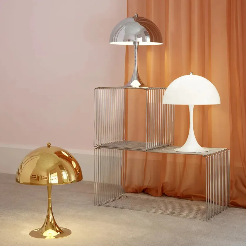 Louis Poulsen Panthella 250 bordlampe, grå opal fra> Spots