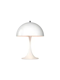 Louis Poulsen Panthella 250 bordlampe, hvid af Verner Panton> Spots