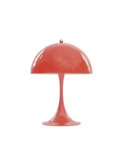 Louis Poulsen Panthella 250 bordlampe, krom af Verner Panton><noscript><img width=