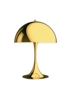 Louis Poulsen Panthella 320 bordlampe, messing af Verner Panton> Spots