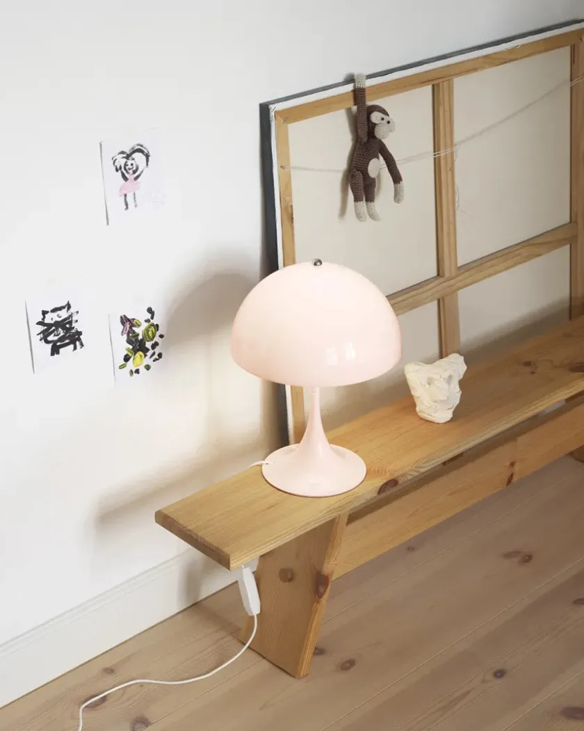 Louis Poulsen Panthella 250 bordlampe, pale blue af Verner Panton> Spots