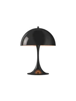 Louis Poulsen Panthella 250 bordlampe, sort af Verner Panton> Spots