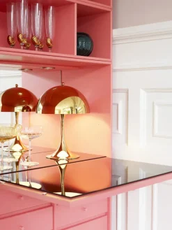 Louis Poulsen Panthella 250 bordlampe, sort af Verner Panton><noscript><img width=