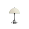 Louis Poulsen Panthella 160 Portable V3, chrome beige af Verner Panton> Gaver Til Hende|Portable Lamper