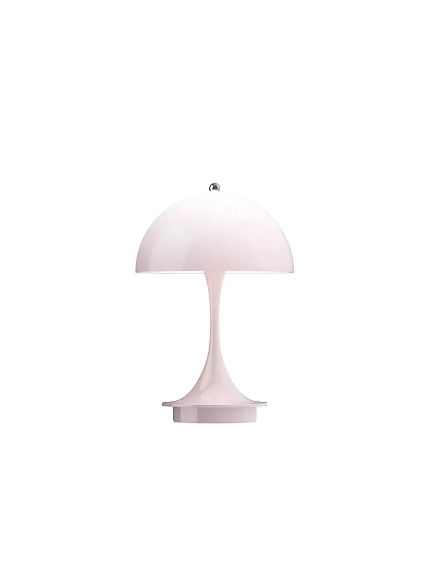 Louis Poulsen Panthella 160 Portable V3, chrome blue grey af Verner Panton> Portable Lamper|Spots