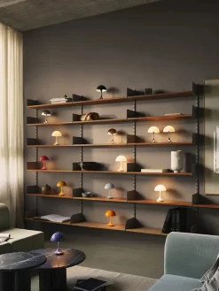 Louis Poulsen Panthella 160 Portable V3, chrome af Verner Panton><noscript><img width=
