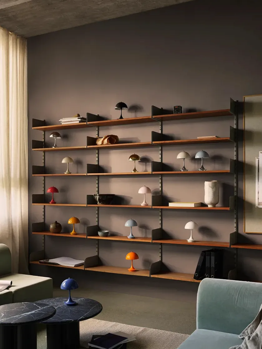 Louis Poulsen Panthella 160 Portable V3, opaque orange af Verner Panton> Portable Lamper|Spots