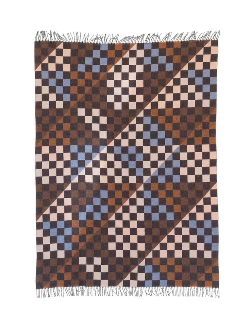 raawii Patch Plaid, blue/green/navy fra> Puder Og Plaider