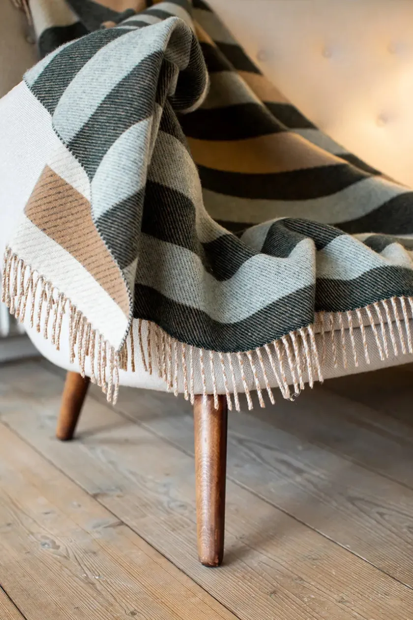 raawii Patch Plaid, leaf/egg/jet fra> Puder Og Plaider