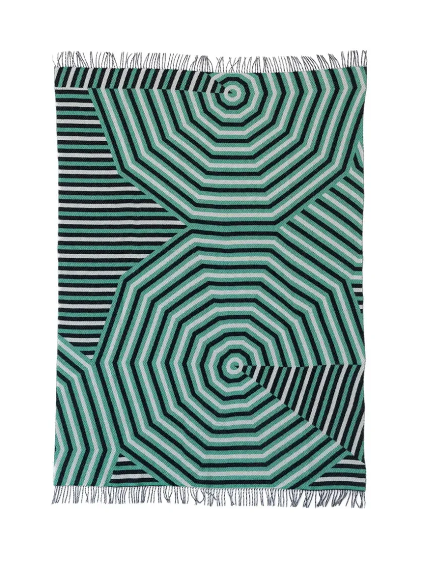 raawii Patch Plaid, white/deer/onyx fra> Puder Og Plaider