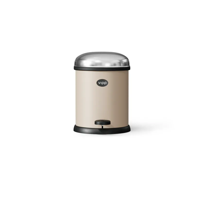 Vipp Pedalspand 12 - 3 L, Stainless Steel fra> Pedalspande