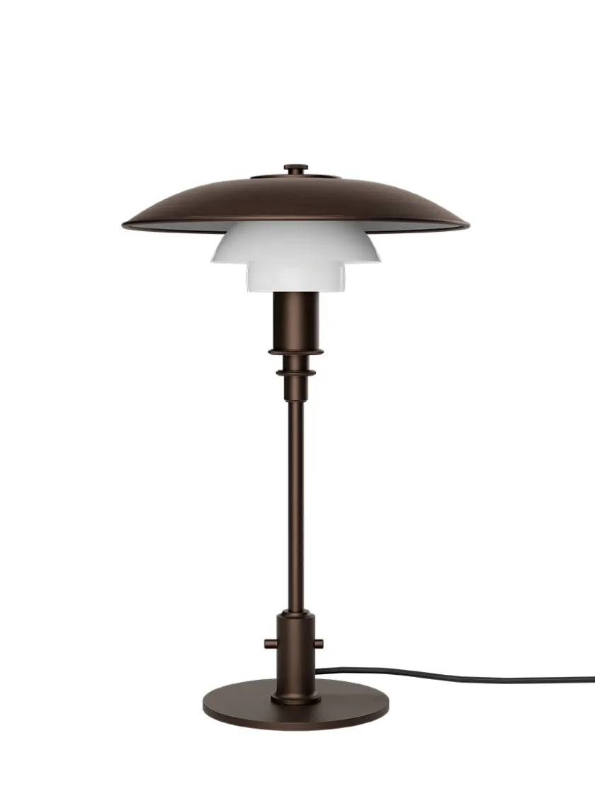Louis Poulsen PH 3/2 Bordlampe, Aged Brass fra> Spots