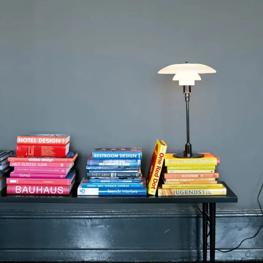 Louis Poulsen PH 3/2 Bordlampe, Aged Brass fra> Spots