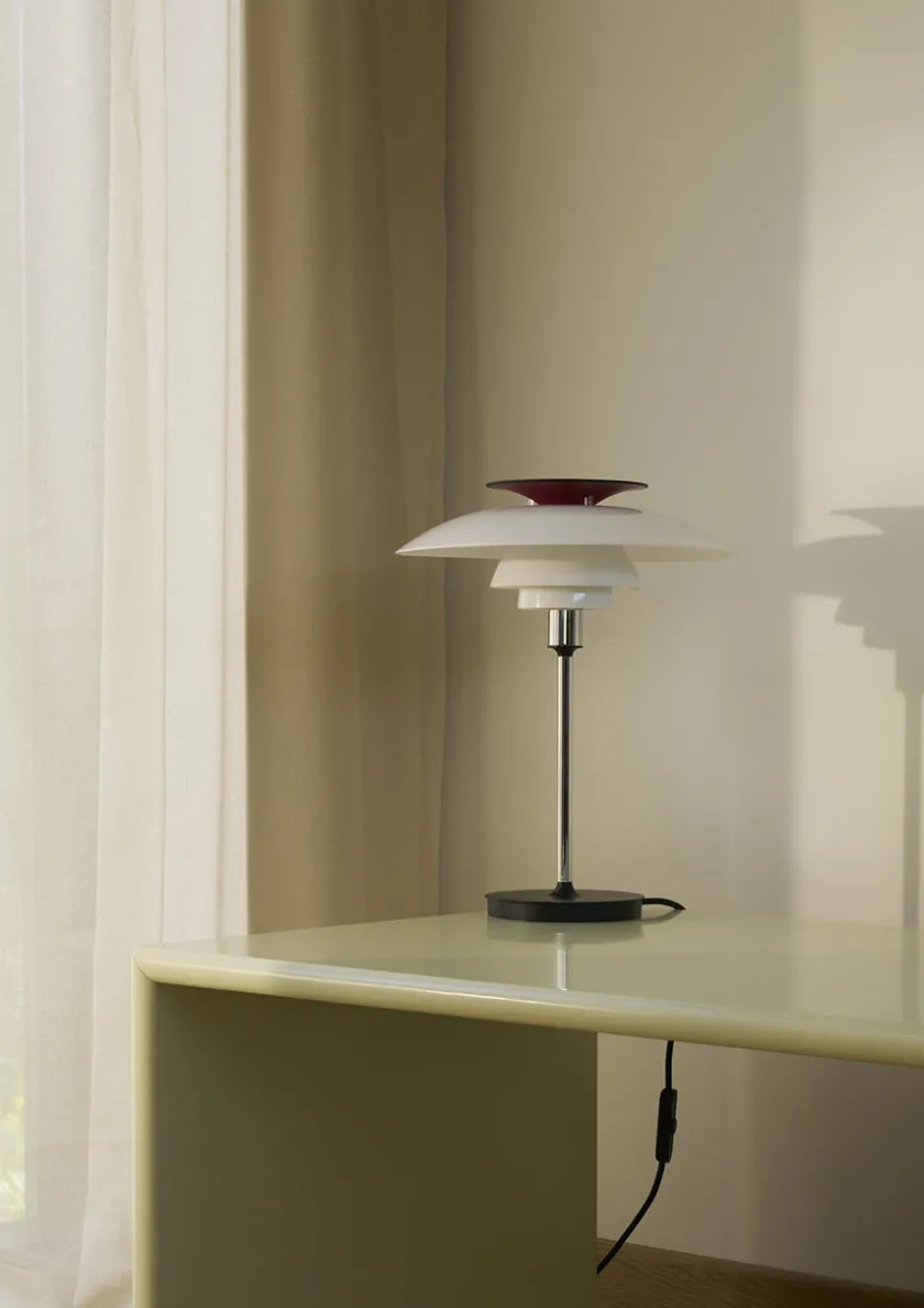 Louis Poulsen PH 80 Bordlampe, hvid fra> Spots