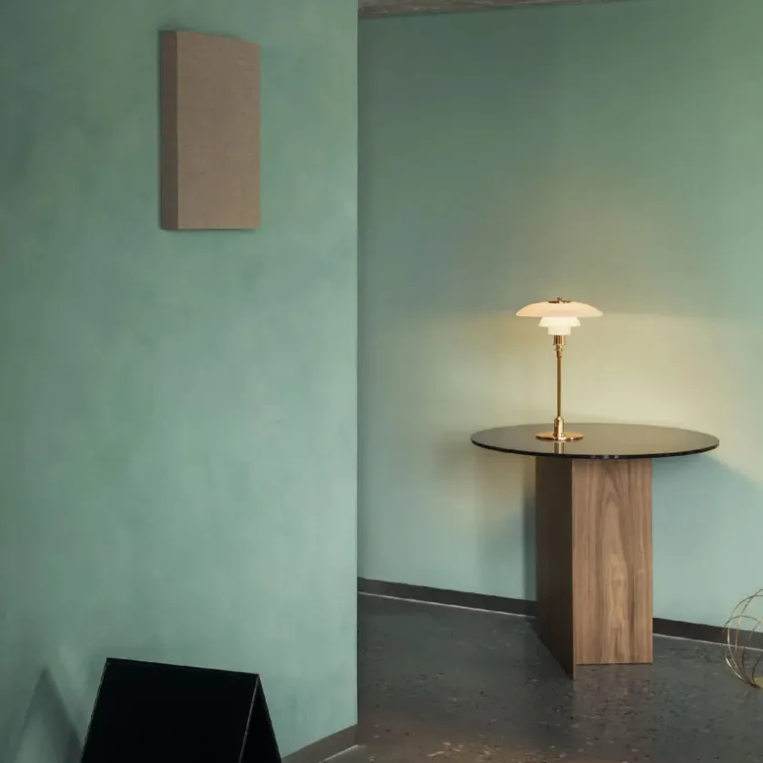 Louis Poulsen PH 3/2 Bordlampe, messing metalliseret fra> Skrivebordslamper|Spots