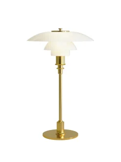 Louis Poulsen PH 2/1 Bordlampe, messing metalliseret fra> Spots