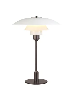 Louis Poulsen PH 3½-2½ Bordlampe, rød af Poul Henningsen><noscript><img width=