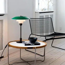 Louis Poulsen PH 3½-2½ Bordlampe, rød af Poul Henningsen><noscript><img width=