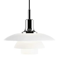 Louis Poulsen PH 3½-3 Glas Pendel, højglansforkromet fra> Spots|Pendler