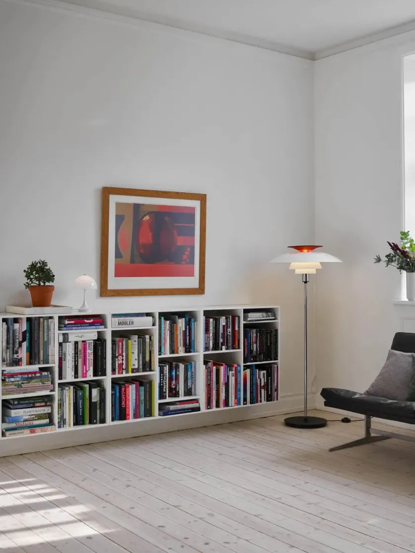 Louis Poulsen PH 80 gulvlampe, hvid fra> Gulvlamper|Spots