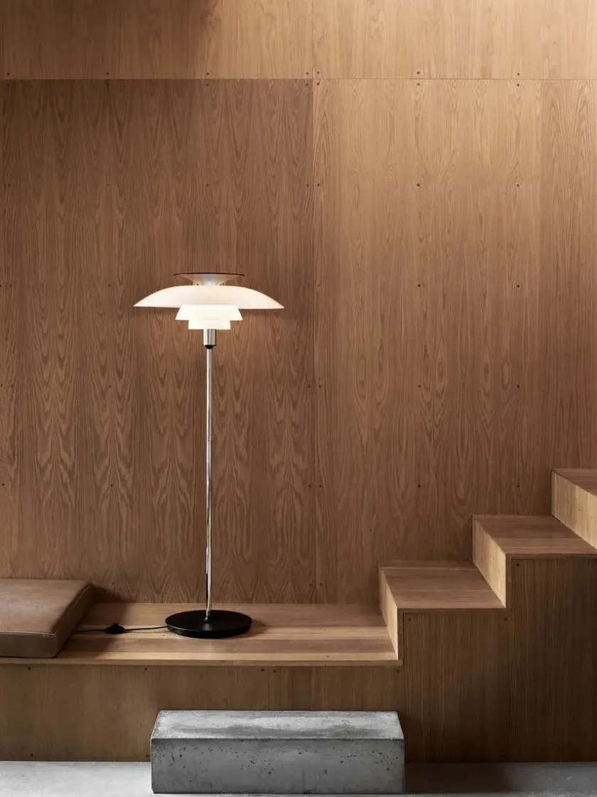 Louis Poulsen PH 80 gulvlampe, hvid fra> Gulvlamper|Spots