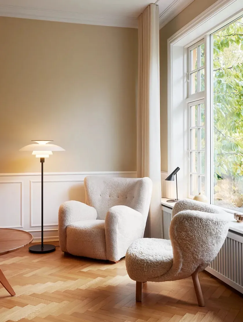 Louis Poulsen PH 80 gulvlampe, hvid fra> Gulvlamper|Spots