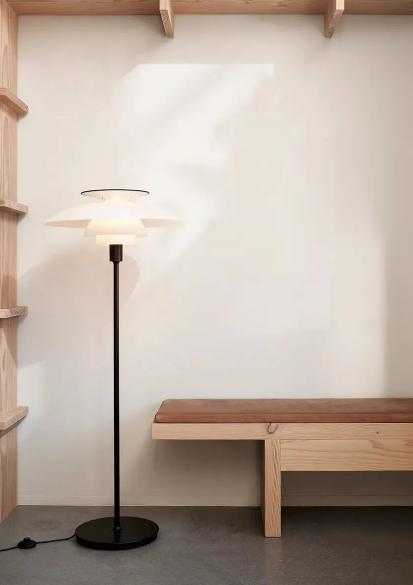 Louis Poulsen PH 80 gulvlampe, hvid fra> Gulvlamper|Spots
