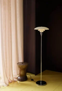 Louis Poulsen PH 3½-2½ Gulvlampe, messing metalliseret fra><noscript><img width=