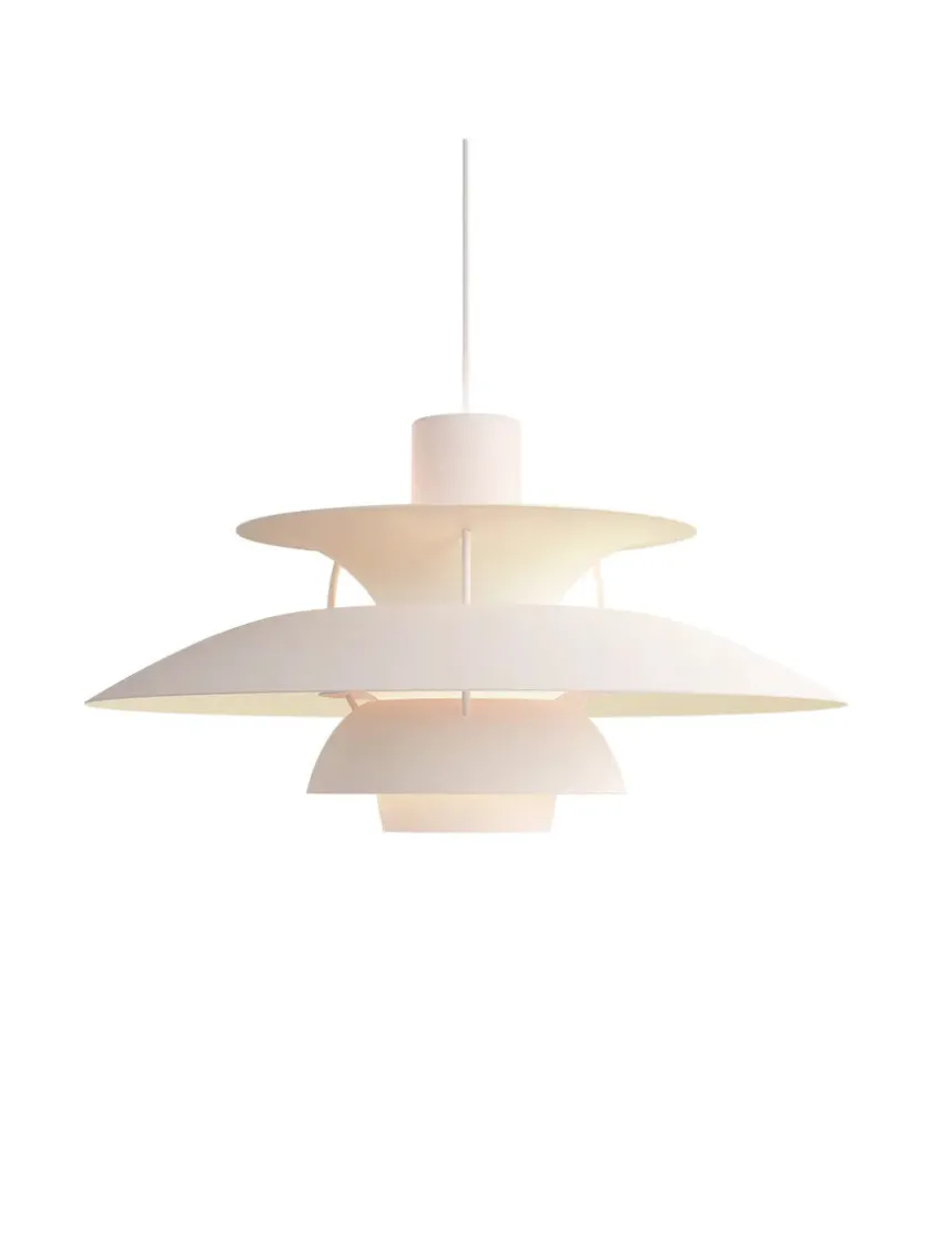 Louis Poulsen PH 5 Pendant, Monochrome Pale Blush af Poul Henningsen> Pendler|Spots