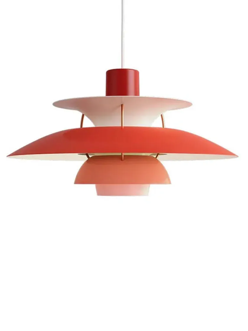 Louis Poulsen PH 5 Pendant, Monochrome Pale Blush af Poul Henningsen> Pendler|Spots