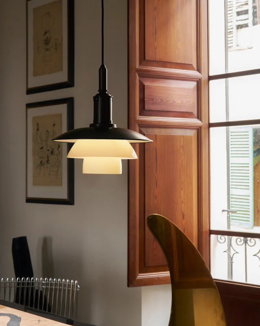 Louis Poulsen PH 3/3 Pendel, Aged Brass fra> Spots|Pendler