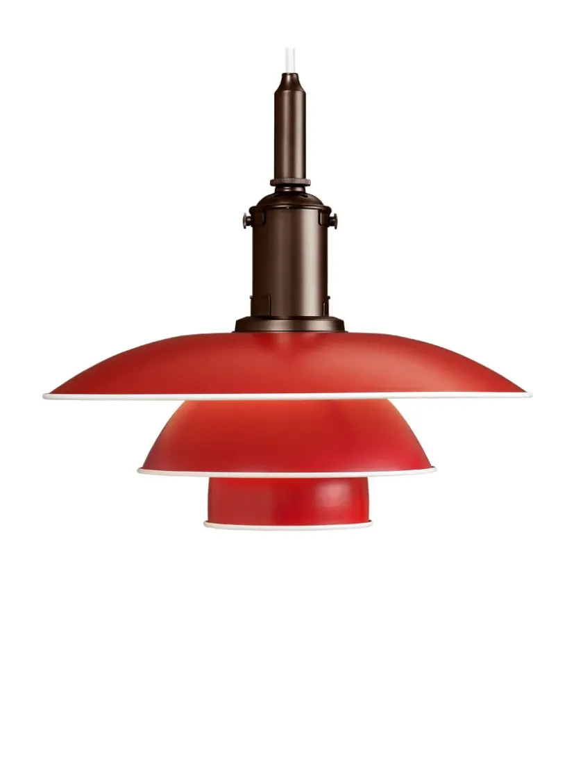 Louis Poulsen PH 3½-3 Pendel, hvid af Poul Henningsen> Pendler|Spots