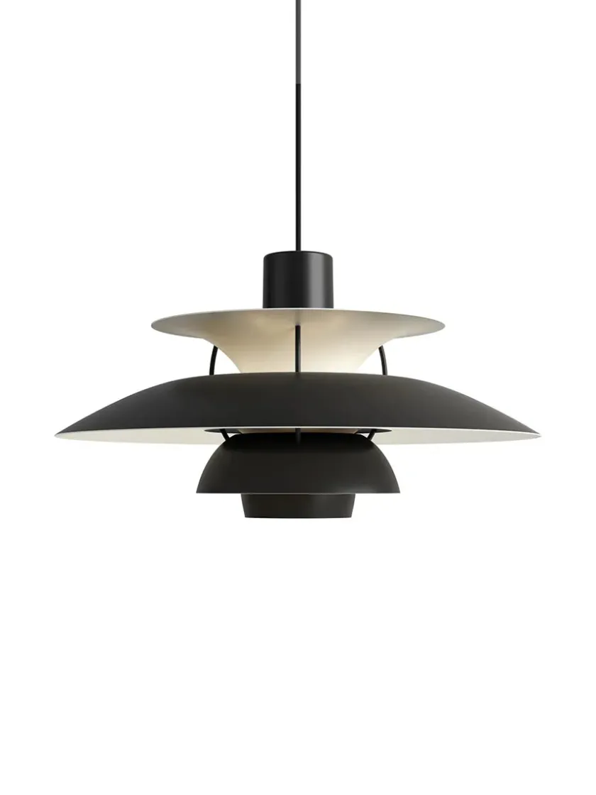 Louis Poulsen PH 5 pendel, monokrom af Poul Henningsen> Spots|Pendler