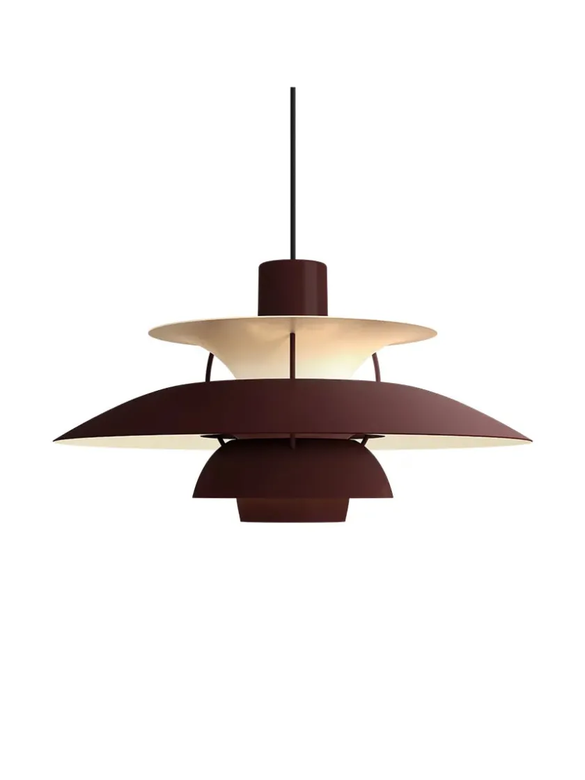 Louis Poulsen PH 5 pendel, monokrom af Poul Henningsen> Spots|Pendler
