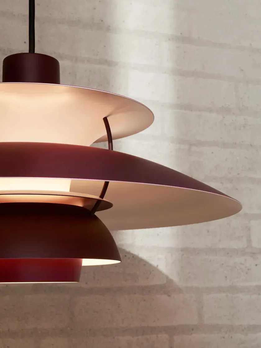 Louis Poulsen PH 5 pendel, monokrom af Poul Henningsen> Spots|Pendler