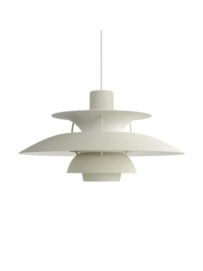 Louis Poulsen PH 5 pendel, monokrom af Poul Henningsen> Spots|Pendler