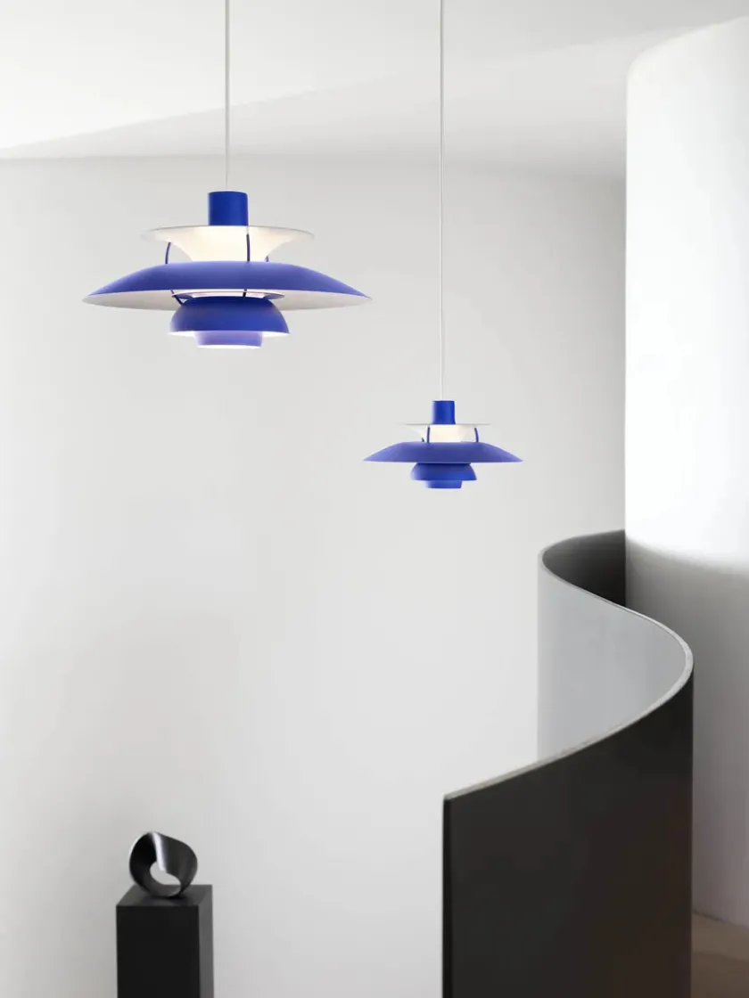 Louis Poulsen PH 5 pendel, monokrom af Poul Henningsen> Spots|Pendler