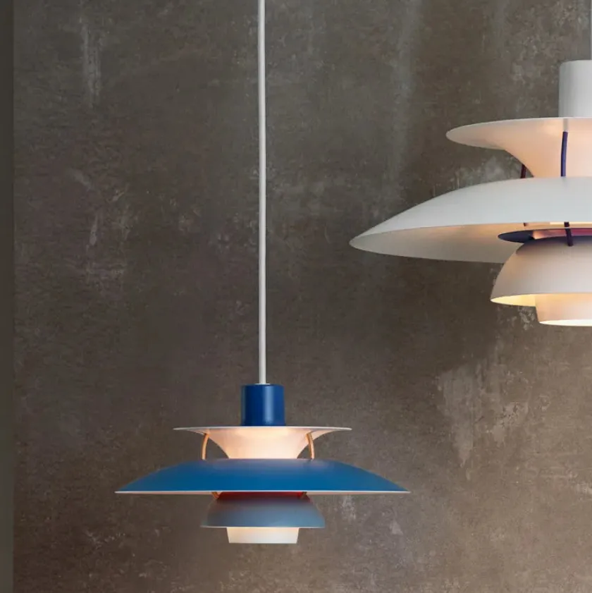 Louis Poulsen PH 5 pendel, monokrom af Poul Henningsen> Spots|Pendler