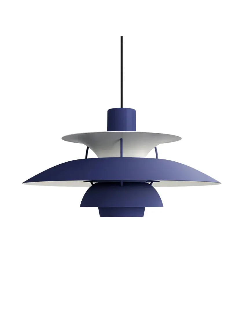 Louis Poulsen PH 5 pendel, Monokrom Pale Rose af Poul Henningsen> Pendler|Spots