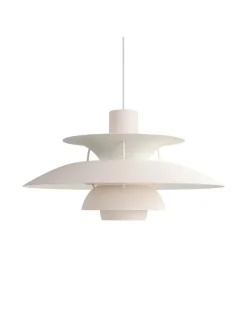 Louis Poulsen PH 5 pendel, Pastel Blue Rose Peach af Poul Henningsen><noscript><img width=