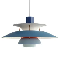 Louis Poulsen PH 5 pendel, Pastel Oyster Blue Rose af Poul Henningsen><noscript><img width=