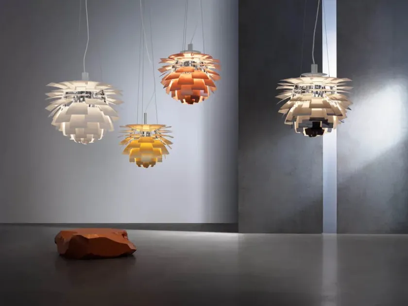Louis Poulsen PH Artichoke Dusty Blue/Brass fra> Pendler|Spots