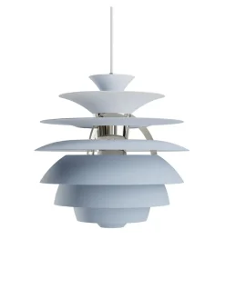 Louis Poulsen PH Snowball, dusty blue/brass af Poul Henningsen><noscript><img width=